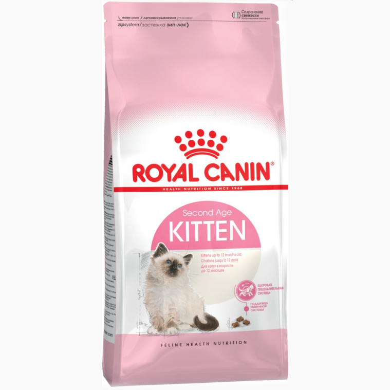Royal canin kitten 2 кг сухой корм для котят в возрасте до 12 месяцев 1х6 в интернет-зоомагазине Pets Room