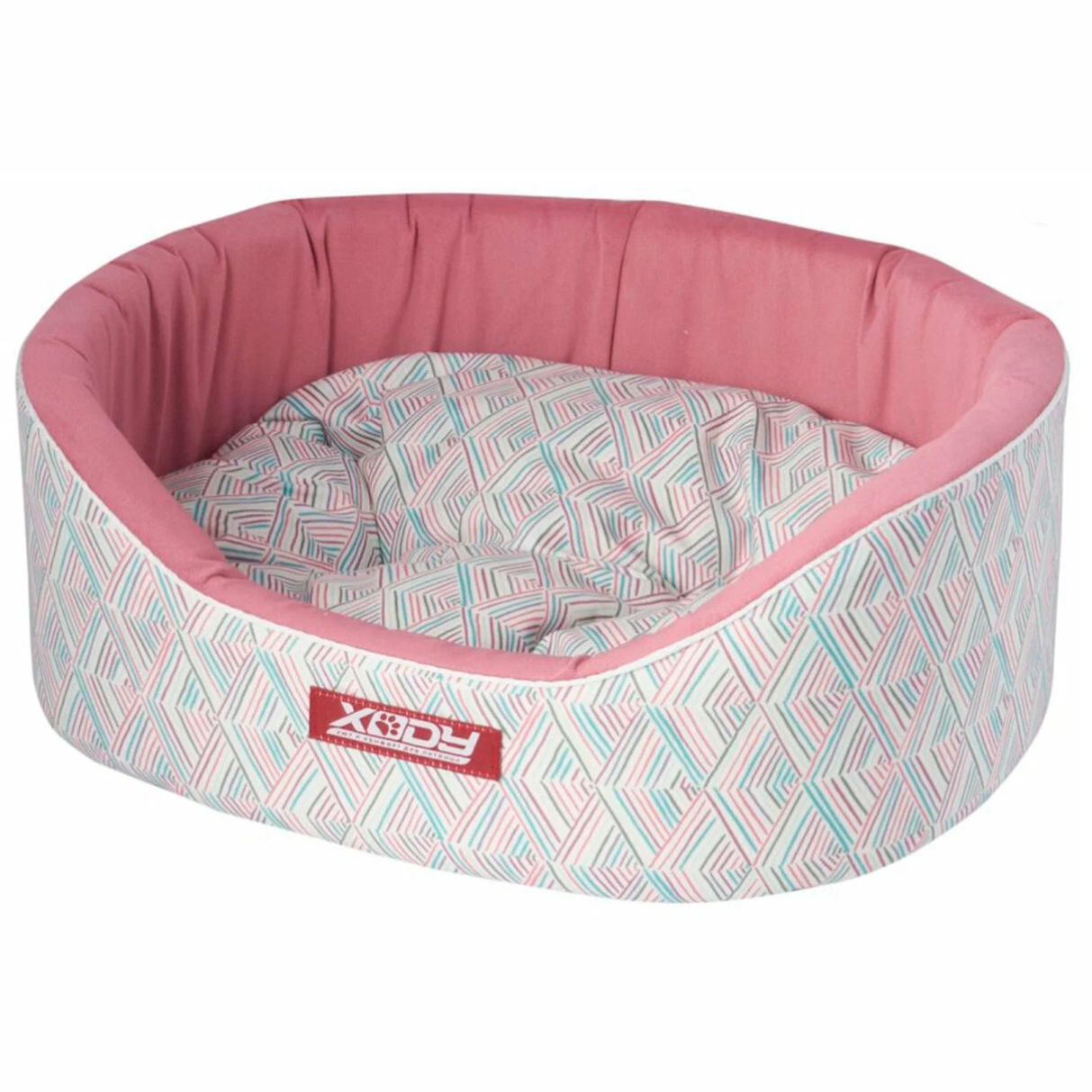 Лежак люкс гарден №1 розовый в интернет-зоомагазине Pets Room