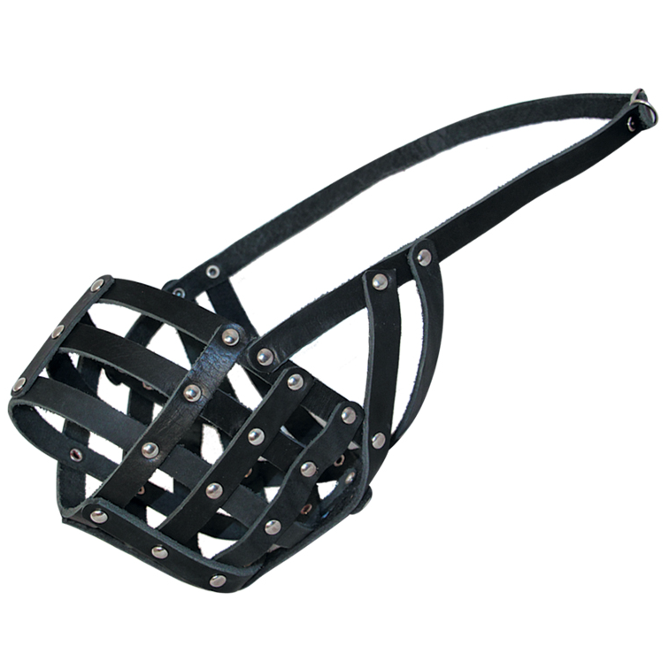 Намордник кож №5 (доберман) rich breed фото Намордник кож №5 (доберман) rich breed в интернет-зоомагазине Pets Room