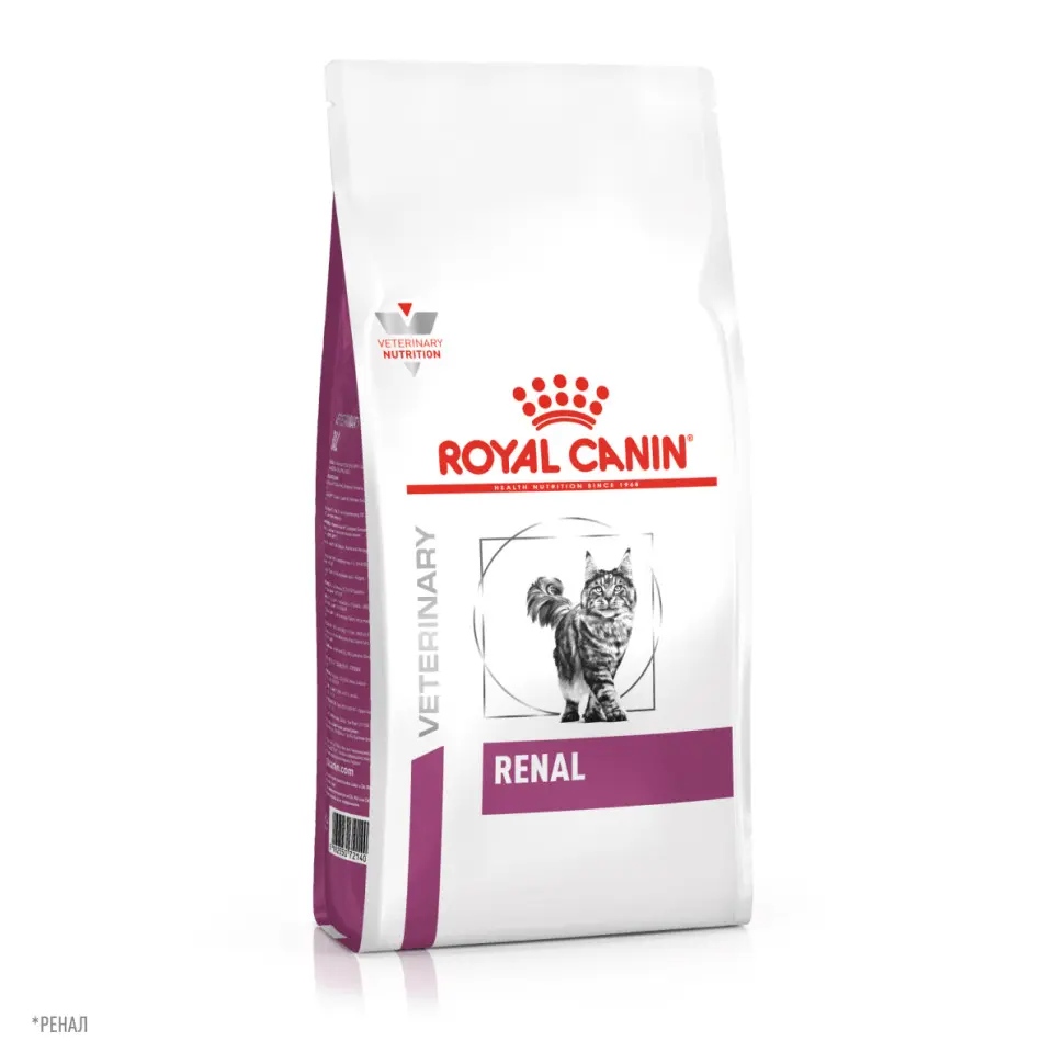 Royal canin renal диетический сухой корм для взрослых кошек с хронической почечной недостаточностью, с курицей - 350 г в интернет-зоомагазине Pets Room
