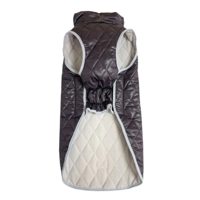 Жилет теплый для собак "стежка" р.55 баклажан в интернет-зоомагазине Pets Room