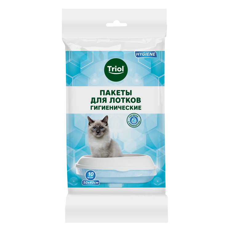 Пакеты гигиенические одноразовые для лотков, 500*400 мм в интернет-зоомагазине Pets Room
