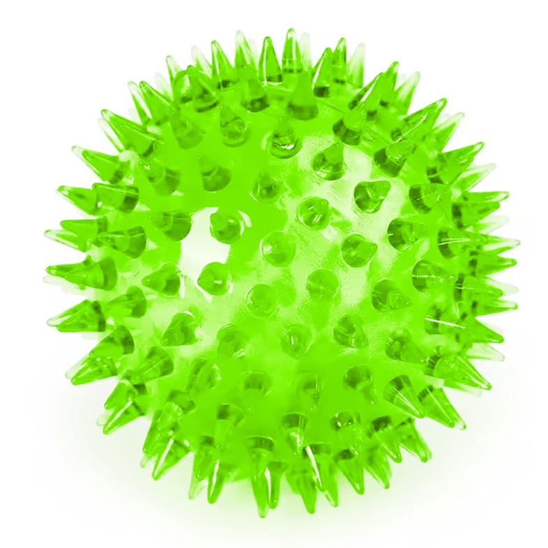 Мяч для собак светящийся игольчатый s 5,5см rich breed ис-24 зеленый в интернет-зоомагазине Pets Room