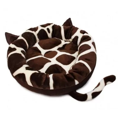 Лежанка с хвостом и ушками 45*45*12 rich breed лм-10 в интернет-зоомагазине Pets Room