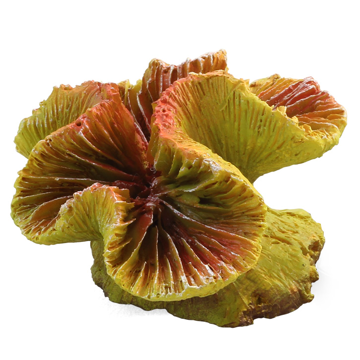 Коралл искусственный "каталлофилия", s, оранжевый, 70*65*40мм, laguna в интернет-зоомагазине Pets Room
