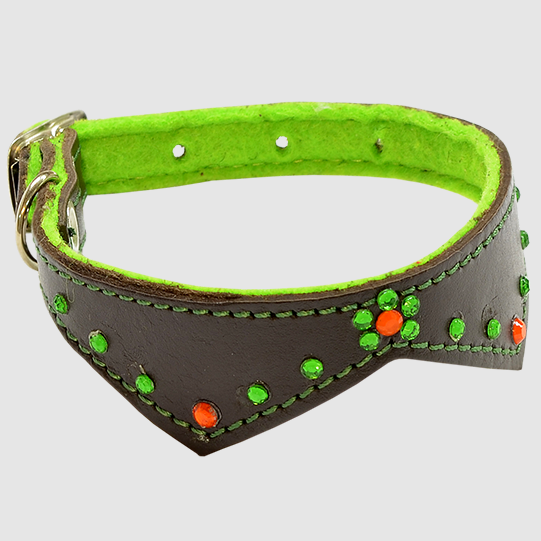 Ошейник №15 (укр. звездочка) дв.кожа в интернет-зоомагазине Pets Room
