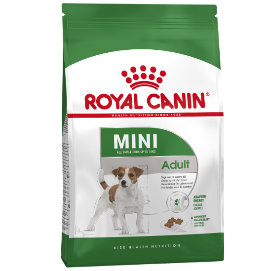Royal canin mini adult 4 кг сухой корм для собак мелких пород с 10 месяцев до 8 лет 1х4 в интернет-зоомагазине Pets Room