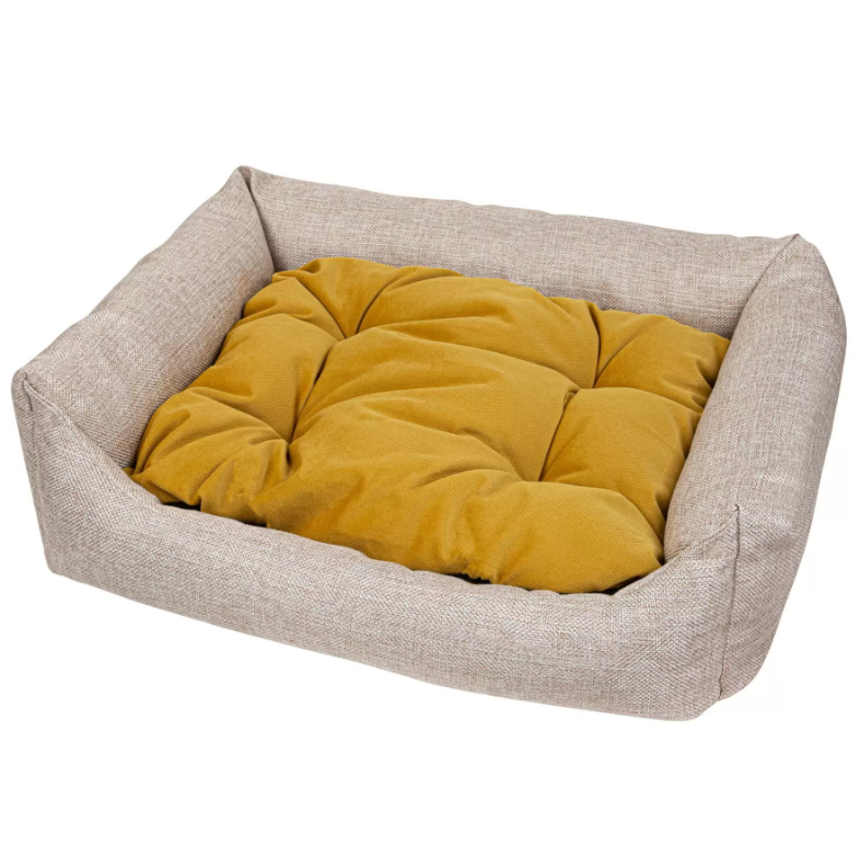 Лежак люкс  (флок) №5 olive в интернет-зоомагазине Pets Room