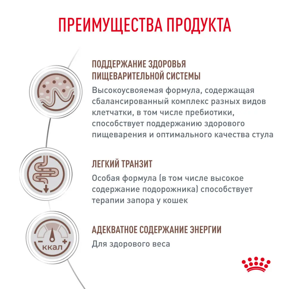 Royal canin gastrointestinal fibre response сухой корм с повышенным содержанием клетчатки для взрослых кошек при запорах - 350 г в интернет-зоомагазине Pets Room