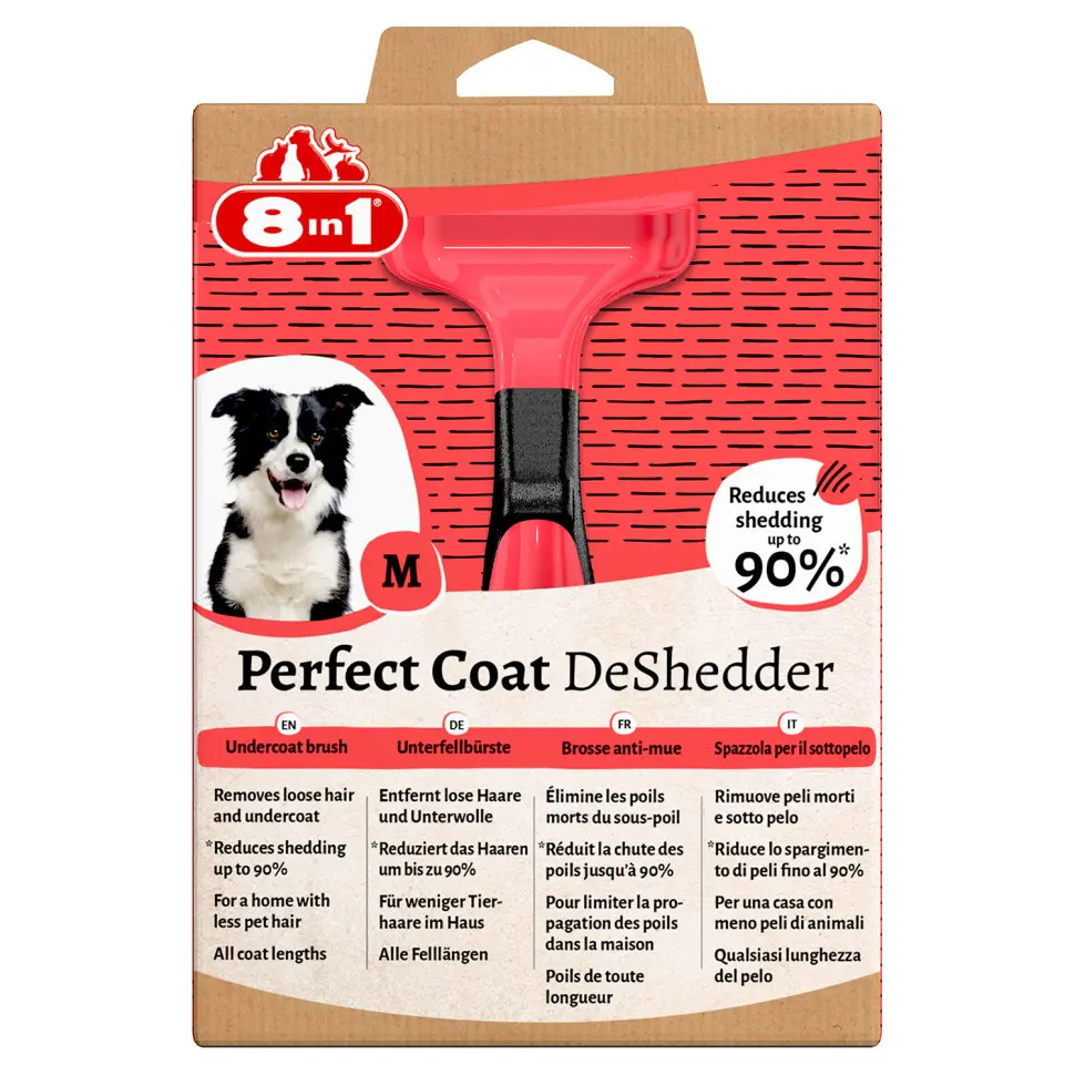 8In1 perfect coat дешеддер для собак средних пород, размер m в интернет-зоомагазине Pets Room
