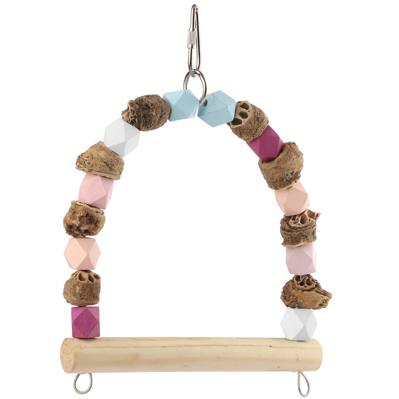 Игрушка для птиц "качели акварель", 175/210*150мм, triol в интернет-зоомагазине Pets Room