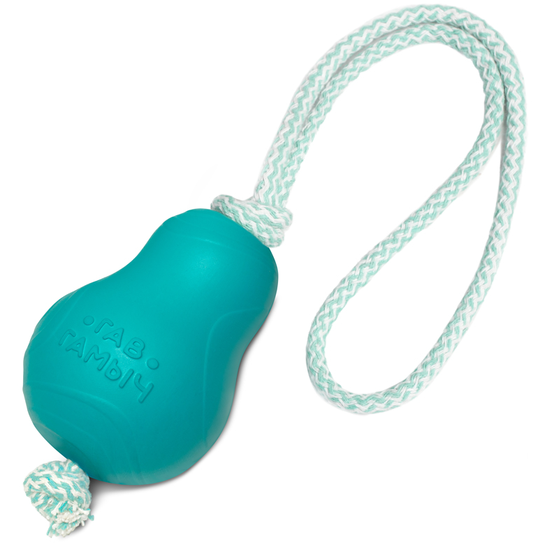 Игрушка для собак "груша с веревкой", 100*80мм, серия гав гамыч, gamma в интернет-зоомагазине Pets Room