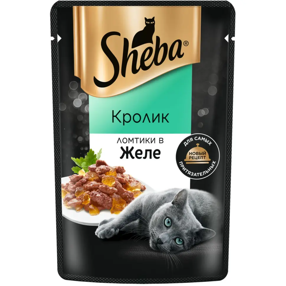Шеба пауч д/кошек кролик желе 75гр в интернет-зоомагазине Pets Room