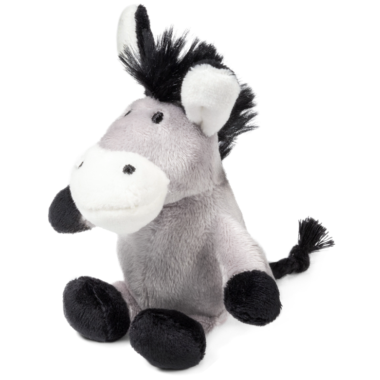 75104 Игрушка для собак ослик с пищалкой 10см, серия plush friendz в интернет-зоомагазине Pets Room